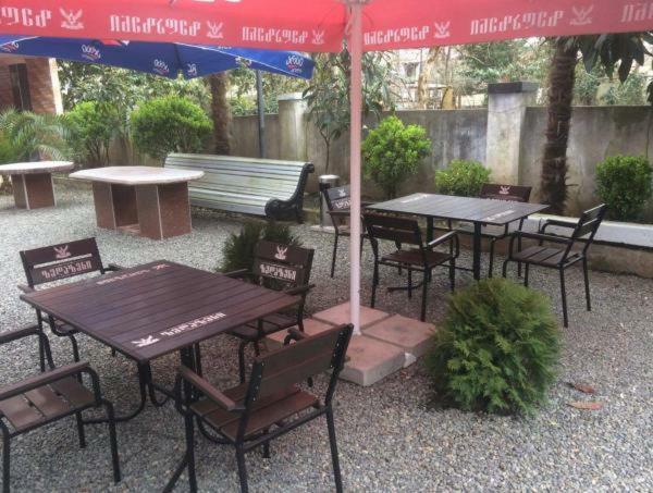 Twins Hotel Kobuleti Bagian luar foto